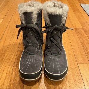 Sorel Women's Tivoli II Snow Boots Gray Quarry Size 11